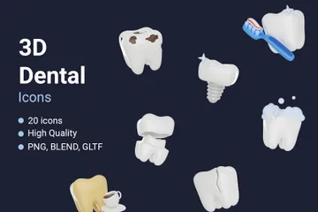 Dental Paquete de Icon 3D