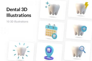 Dental 3D Illustration Pack