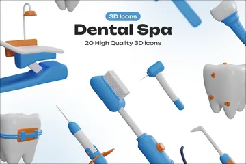 Dental Spa 3D Icon Pack