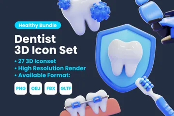 DENTIST 3D Icon Pack