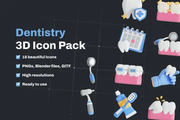 Dentisterie Pack 3D Icon