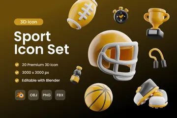 Deporte Paquete de Icon 3D