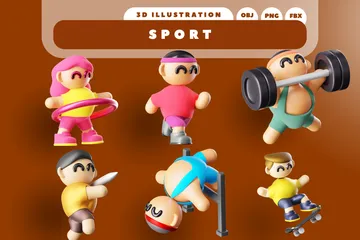 Deporte Paquete de Icon 3D