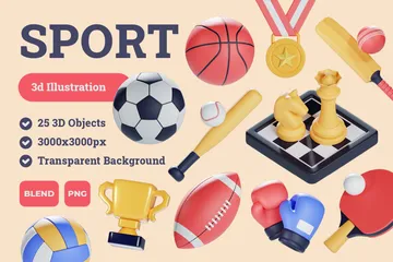 Deporte Paquete de Icon 3D