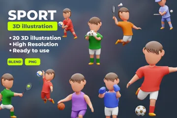 Deporte Paquete de Icon 3D