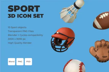 Deporte Paquete de Icon 3D