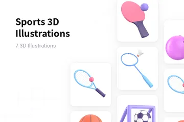 Deportes Paquete de Illustration 3D