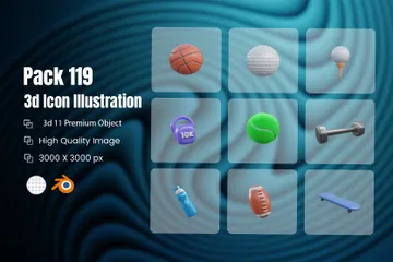 Deportes Paquete de Icon 3D