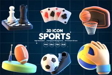 Deportes Paquete de Icon 3D