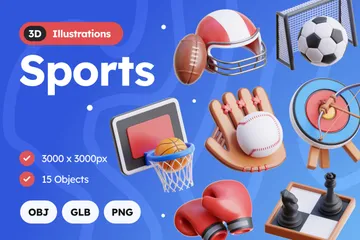 Deportes Paquete de Icon 3D