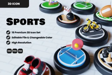 Deportes Paquete de Icon 3D