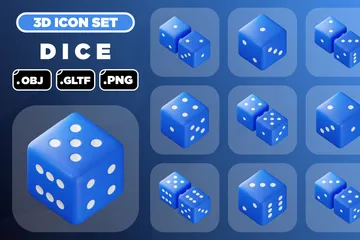 Dé Pack 3D Icon