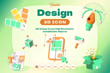 デザイン 3D Iconパック