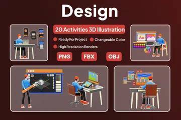 デザイン 3D Illustrationパック