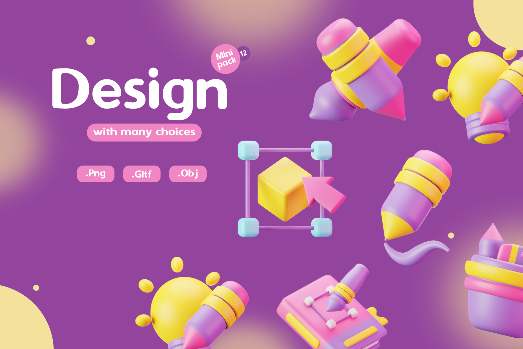 Design 3D Icon Pack - 12 Free Download Design & Development 3D Icons ...