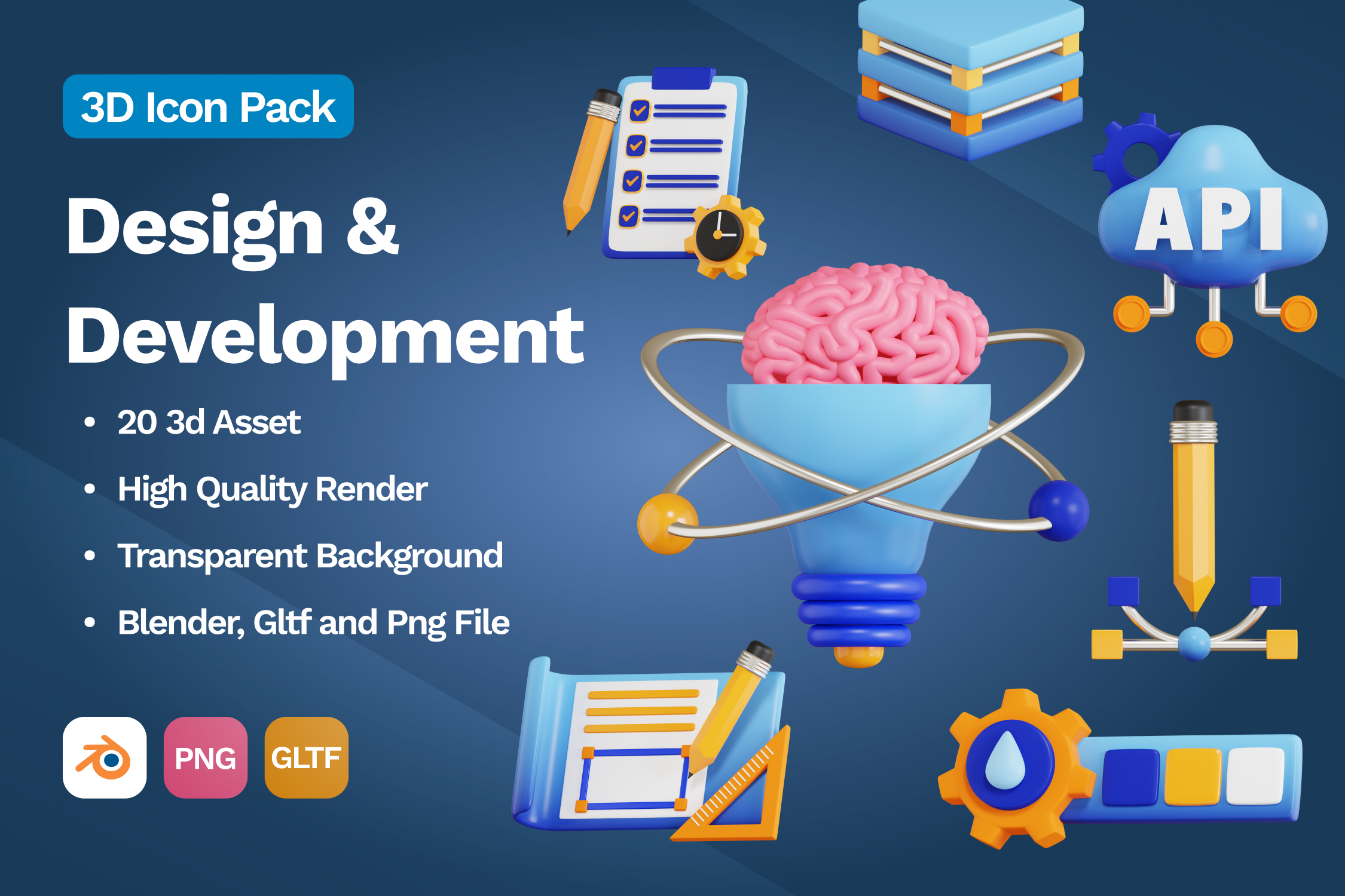Design & Development 3D Icon Pack - 20 Free Download Design ...