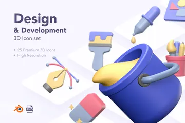 Design & Development 3D Illustration Pack