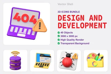 Design e desenvolvimento Pacote de Icon 3D