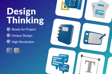 Design Thinking 3D Illustration Pack