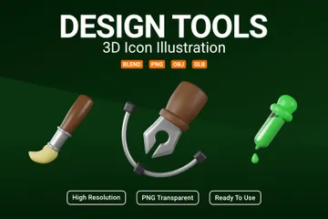 디자인 도구 3D Icon 팩