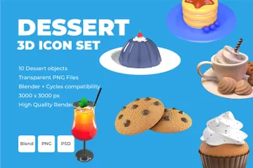 Dessert 3D Icon Pack