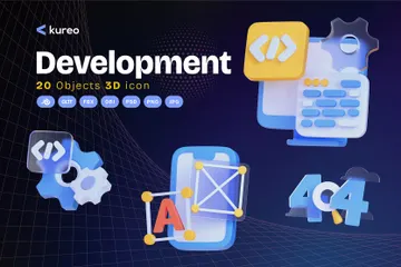 Development 3D Icon Pack