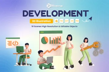 Development 3D Illustration Pack