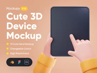 Device Mockup 3D Illustration Pack