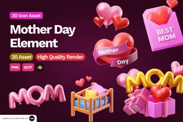 Día de la Madre Paquete de Icon 3D