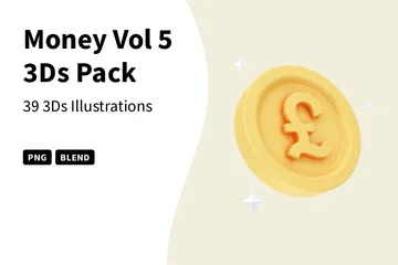 Dinero vol 5 3D Icon Pack