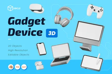 Dispositivo de gadget Paquete de Icon 3D