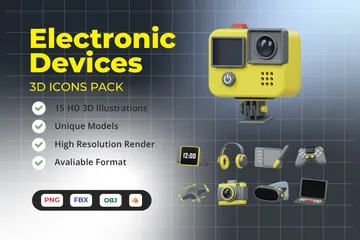Dispositivos eletrônicos Pacote de Icon 3D