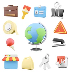 Diversos Pacote de Icon 3D