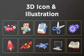 Diversos Pacote de Icon 3D