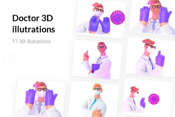 Doctor 3D Illustration Pack