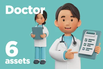 Doctor 3D Illustration Pack