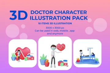 Doctor 3D Illustration Pack