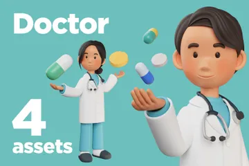 Doctor 3D Illustration Pack