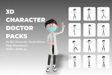 Doctor 3D Illustration Pack