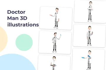 Doctor 3D Illustration Pack