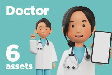 Doctor 3D Illustration Pack