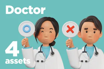 Doctor 3D Illustration Pack