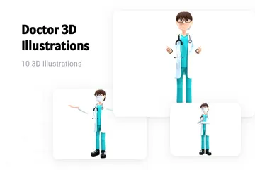 Doctor 3D Illustration Pack