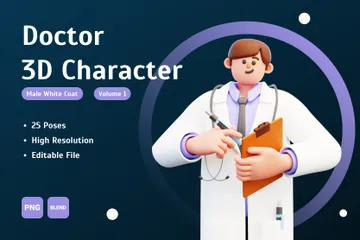 Doctor 3D Illustration Pack