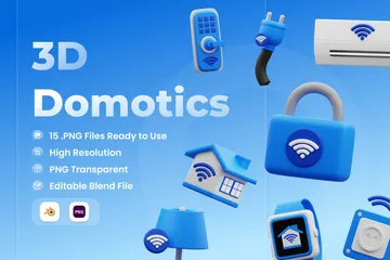 Domotics 3D Icon Pack
