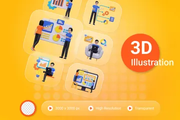 Informations de données Pack 3D Illustration