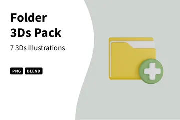 Dossier Pack 3D Icon