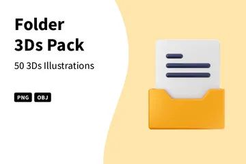 Dossier Pack 3D Icon