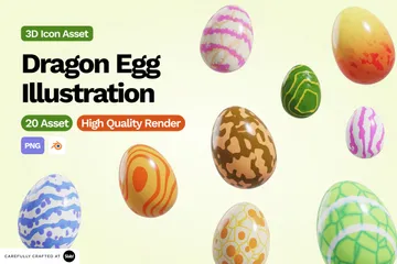 Dragon Egg 3D Icon Pack