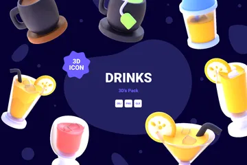 Drink 3D Icon Pack